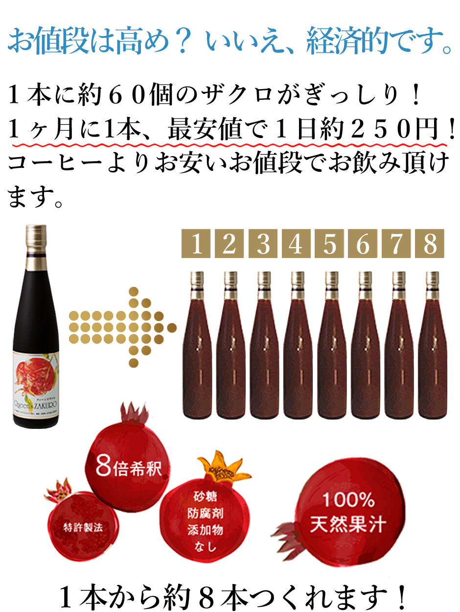 お値段は高め？　いいえ、１杯250円と経済的です。